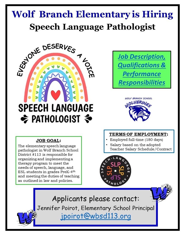 Speech Language Pathologist - Elementary