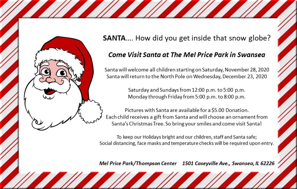 Visit Santa at Mel Price Park in Swansea