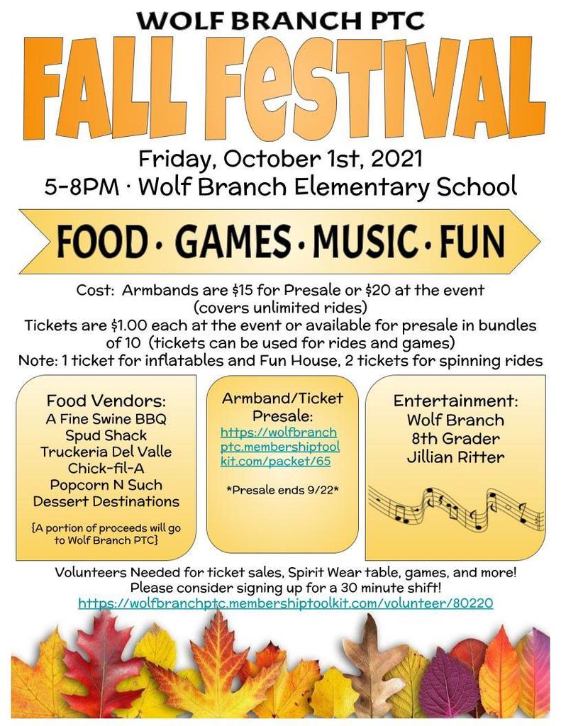 Fall Festival Flyer