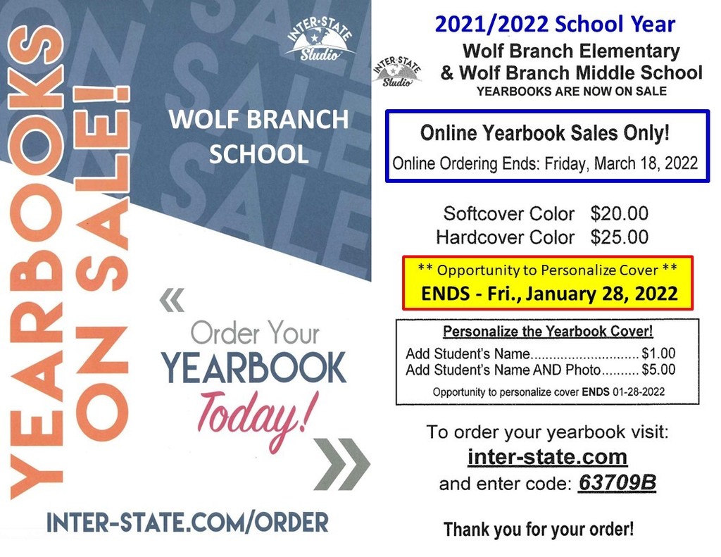 2021-2022  Wolf Branch Yearbook