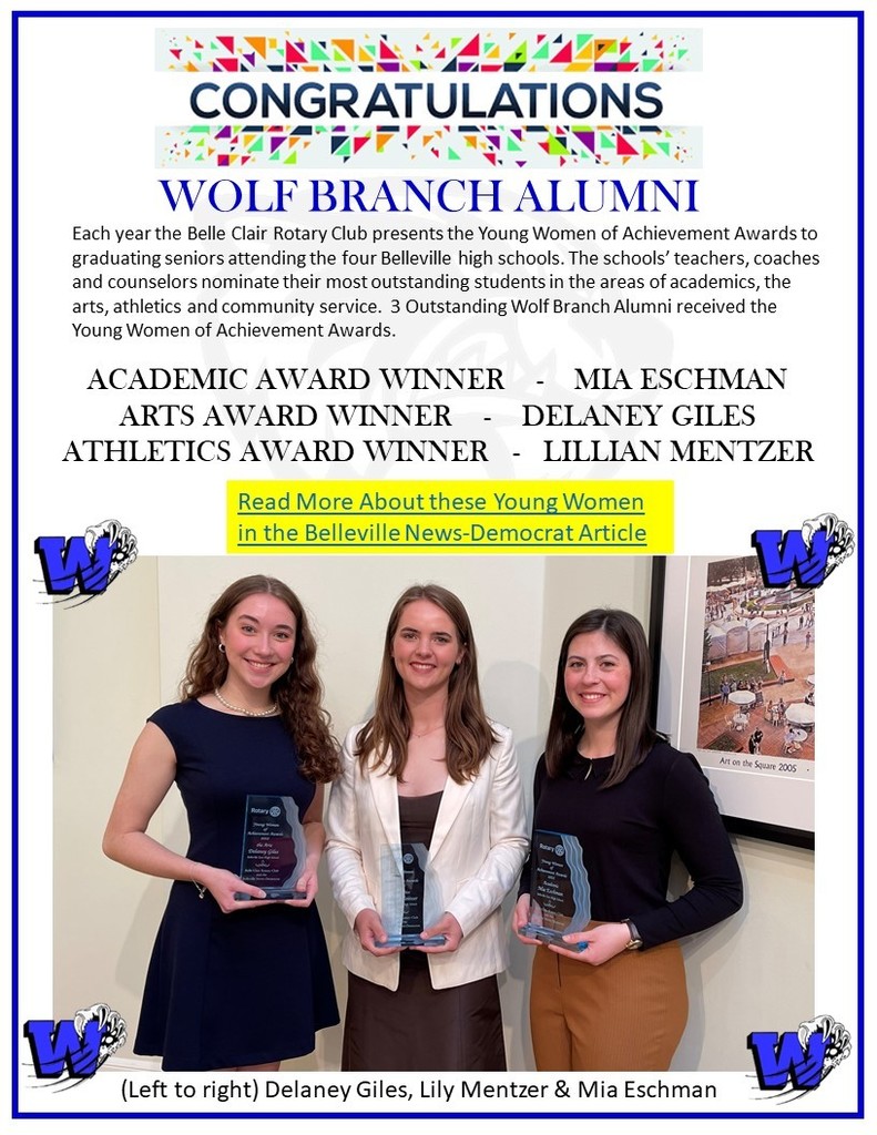 Young Women of Achievement Awards - Wolf Branch Alumni