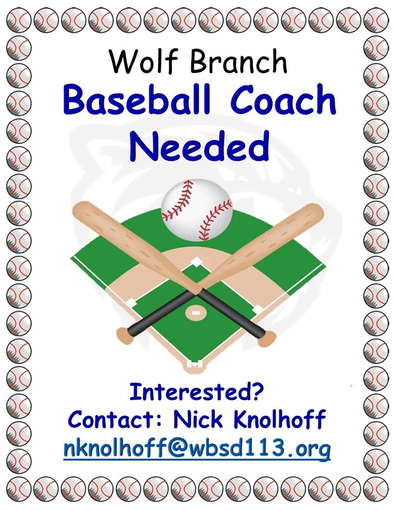 Baseball Coach Needed 