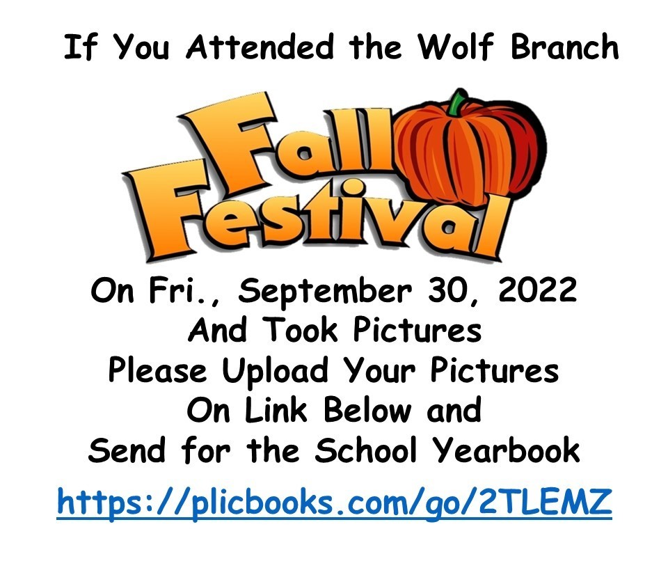 Fall Festival Pictures Needed for Yearbook