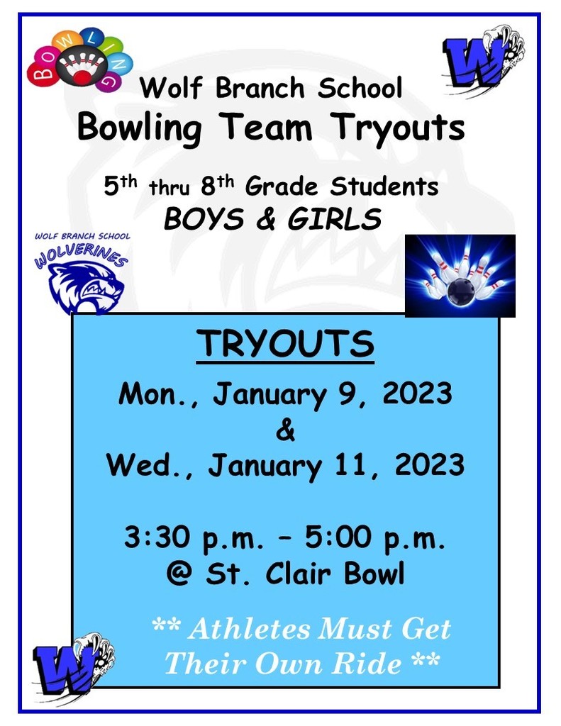 Wolf Branch Middle School - Bowling Tryouts